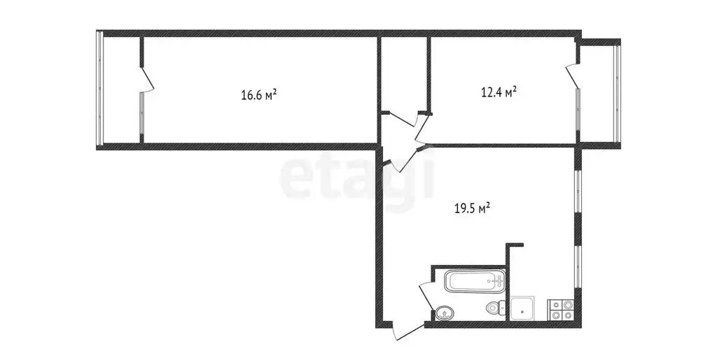 3-комнатная квартира: Обнинск, улица Ляшенко, 6 (61.2 м) - Фото 0