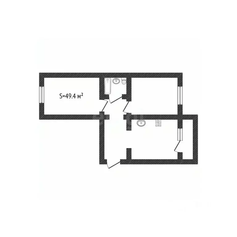 2-к кв. Алтайский край, Бийск Горно-Алтайская ул., 77 (49.4 м) - Фото 2