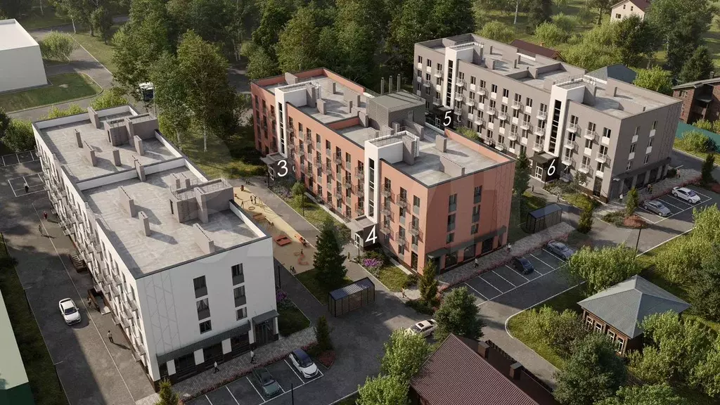 2-к. квартира, 41,7 м, 2/4 эт. - Фото 1