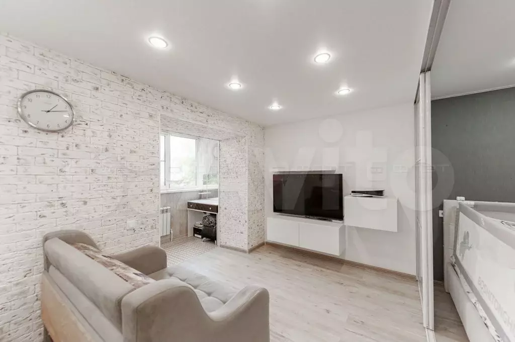 1-к. квартира, 35,8 м, 1/3 эт. - Фото 1