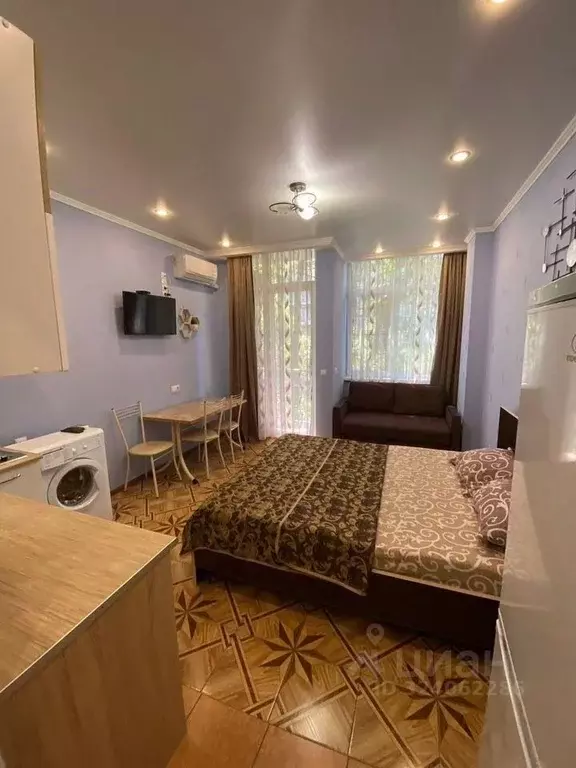 Студия Краснодарский край, Сочи ул. Просвещения, 118/1 (28.0 м) - Фото 1