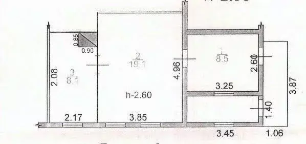 1-к кв. Иркутская область, Иркутск ул. Пискунова, 24 (29.9 м) - Фото 1