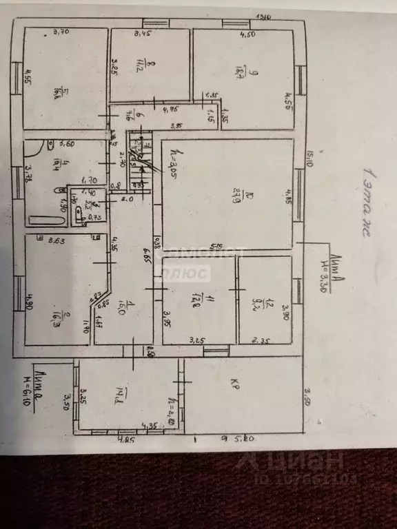 Коттедж в Липецкая область, Лебедянь Советская ул., 34А (300 м) - Фото 2