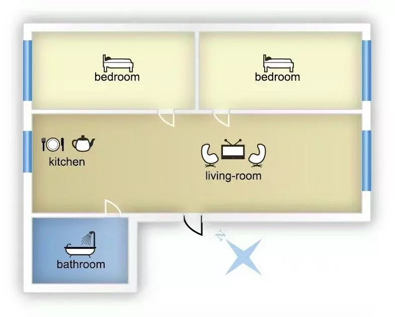 3-к кв. Москва пер. Сивцев Вражек, 21 (60.0 м) - Фото 2