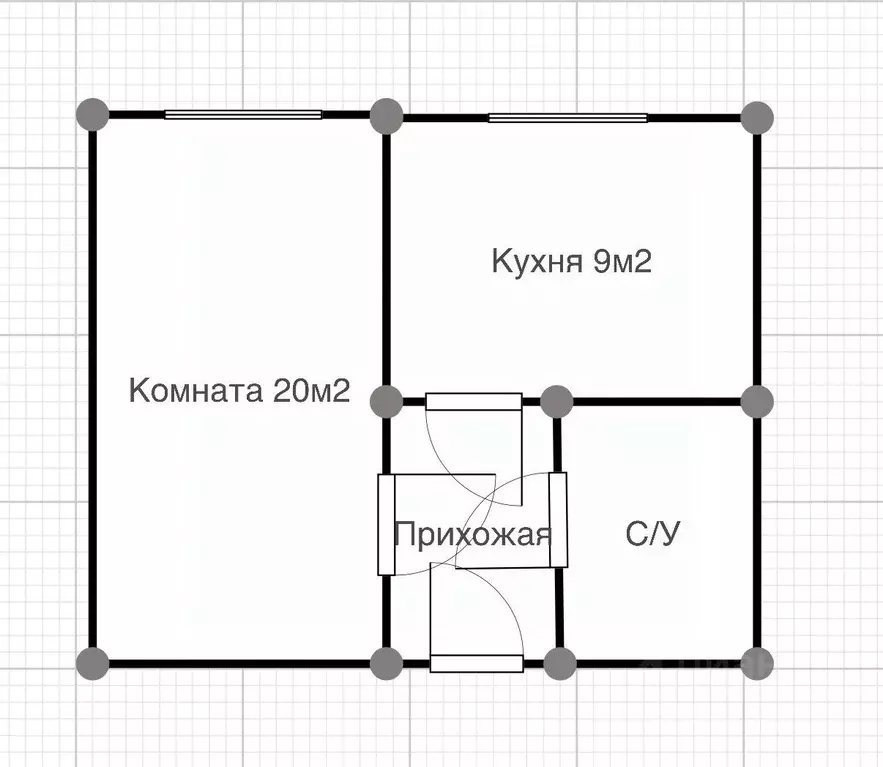 1-к кв. Кабардино-Балкария, Нальчик ул. Солнечная (32.0 м) - Фото 1