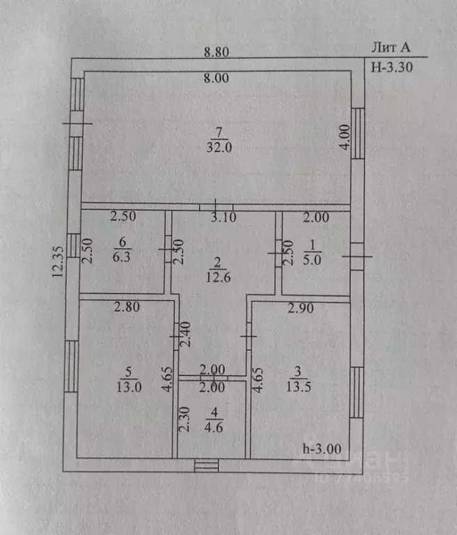 Дом в Краснодарский край, Калининская ст-ца ул. Садовая, 23Б (92 м) - Фото 2