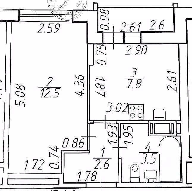 1-к кв. Ленинградская область, Мурино Всеволожский район, бул. ... - Фото 0