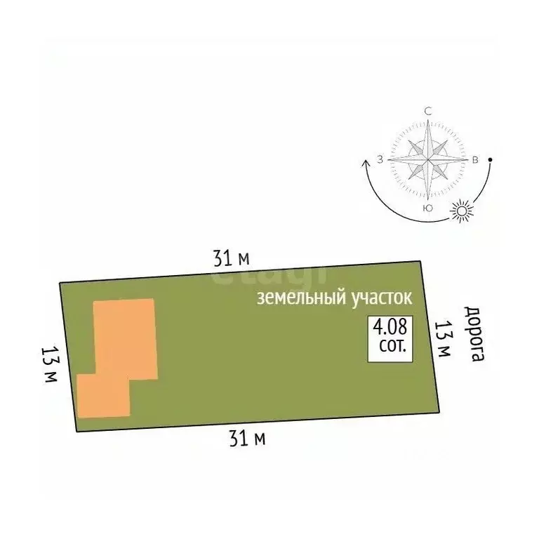 Дом в Крым, Феодосия муниципальный округ, Орджоникидзе пгт, Волна СНТ ... - Фото 2