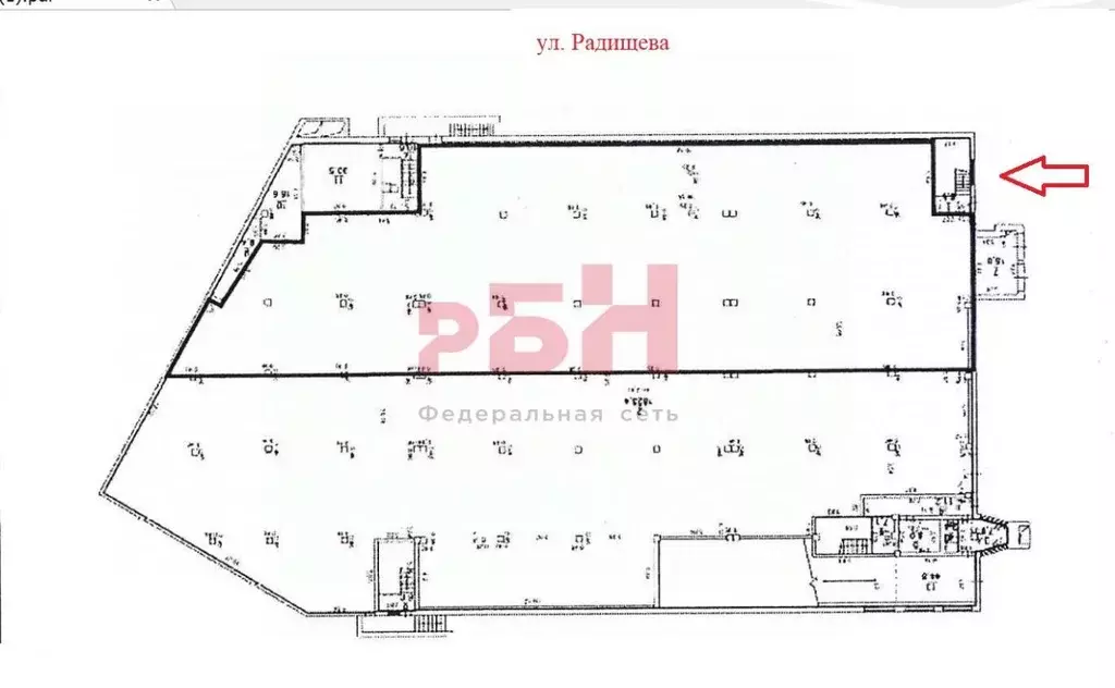 Склад в Свердловская область, Екатеринбург ул. Радищева, 55А (940 м) - Фото 1