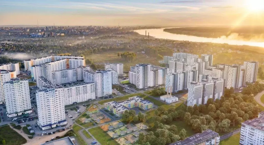 1-к кв. Пермский край, Пермь ул. Гашкова, 51 (41.4 м) - Фото 1