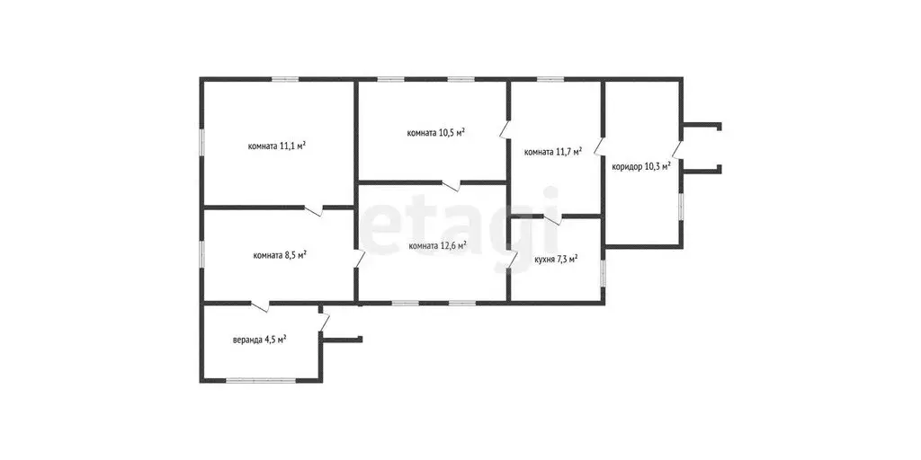 Дом в Майкоп, улица Шовгенова (72.6 м) - Фото 1