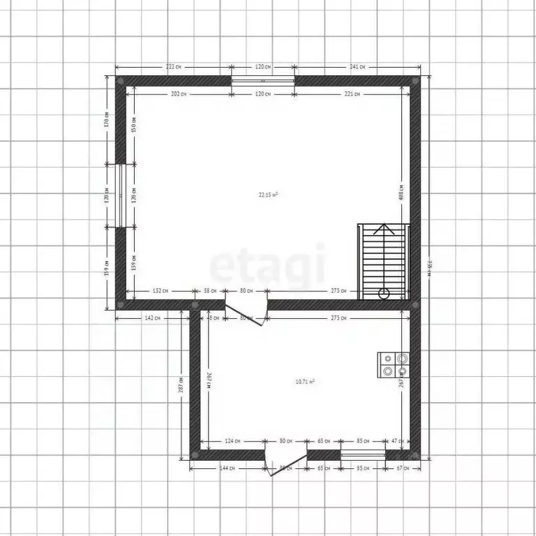 Дом в Смоленская область, Ярцево ул. Островского (21 м) - Фото 2