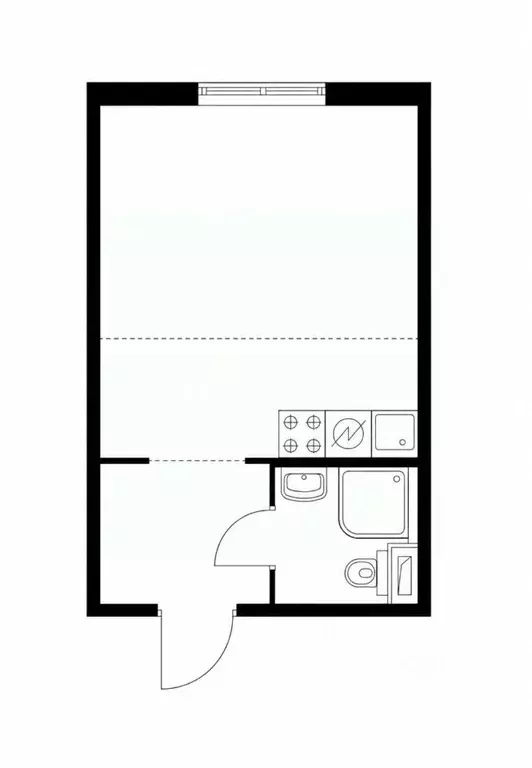 Студия Москва ул. Усадебный Парк, 1 (22.0 м) - Фото 2