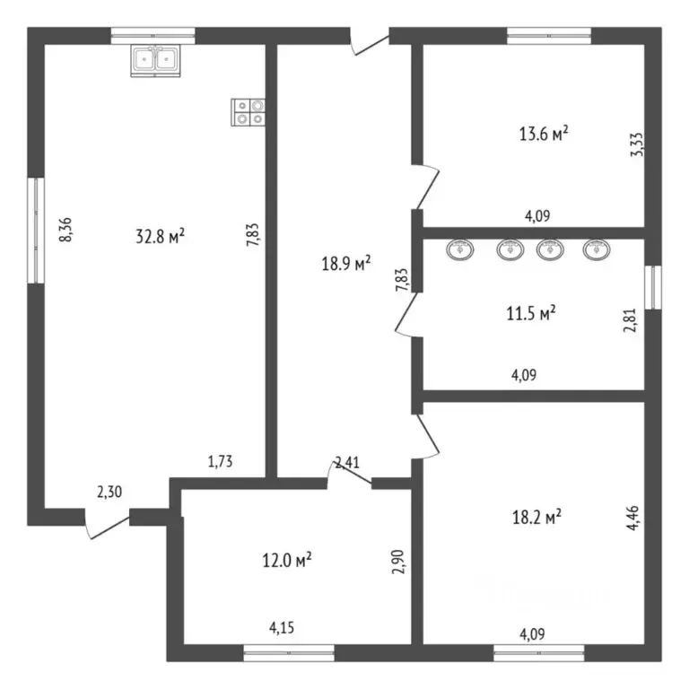 Коттедж в Тюменская область, Тюмень Территория СОСН Русское Поле, ул. ... - Фото 1
