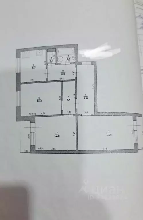 3-к кв. Белгородская область, Алексеевка ул. Степана Разина (70.8 м) - Фото 2