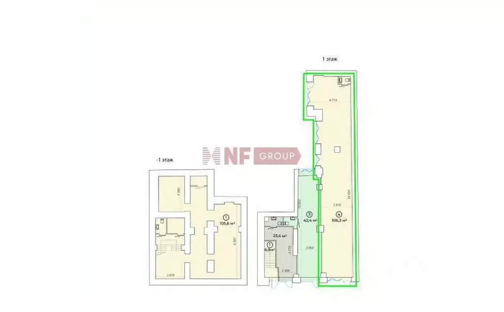 Торговая площадь в Москва ул. Сретенка, 27С7 (106 м) - Фото 2