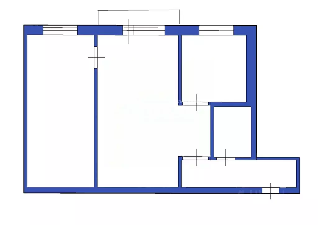2-к кв. Кемеровская область, Топки Советская ул., 25 (44.3 м) - Фото 2