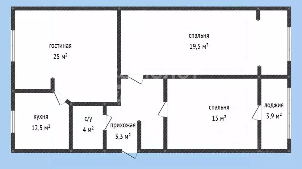 3-к кв. Дагестан, Махачкала ул. Шамсулы Алиева, 5Б (92.0 м) - Фото 2