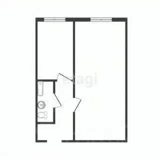 1-к кв. Костромская область, Костромской район, Караваевское с/пос, ... - Фото 2