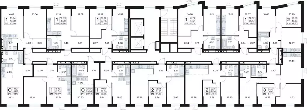 1-к кв. Приморский край, Владивосток Катерная ул., 31/2 (35.51 м) - Фото 2
