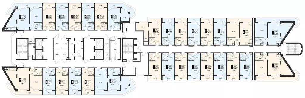 2-комнатная квартира: Алушта, Перекопская улица, 4 (50.36 м) - Фото 1