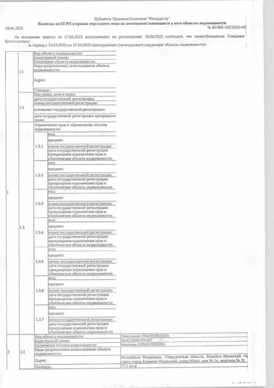 Свободной планировки кв. Свердловская область, Каменск-Уральский ул. ... - Фото 2