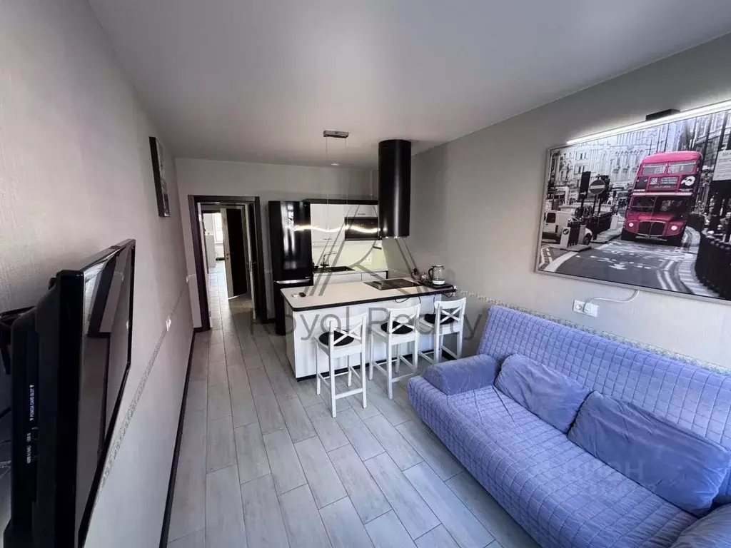 2-к кв. Санкт-Петербург наб. Реки Смоленки, 5-7 (56.0 м) - Фото 2