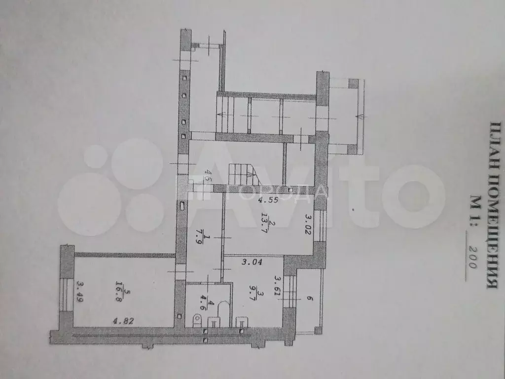 2-к. квартира, 52,7 м, 1/5 эт. - Фото 0