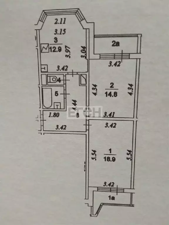 Продается 2-комнатная квартира - Фото 1