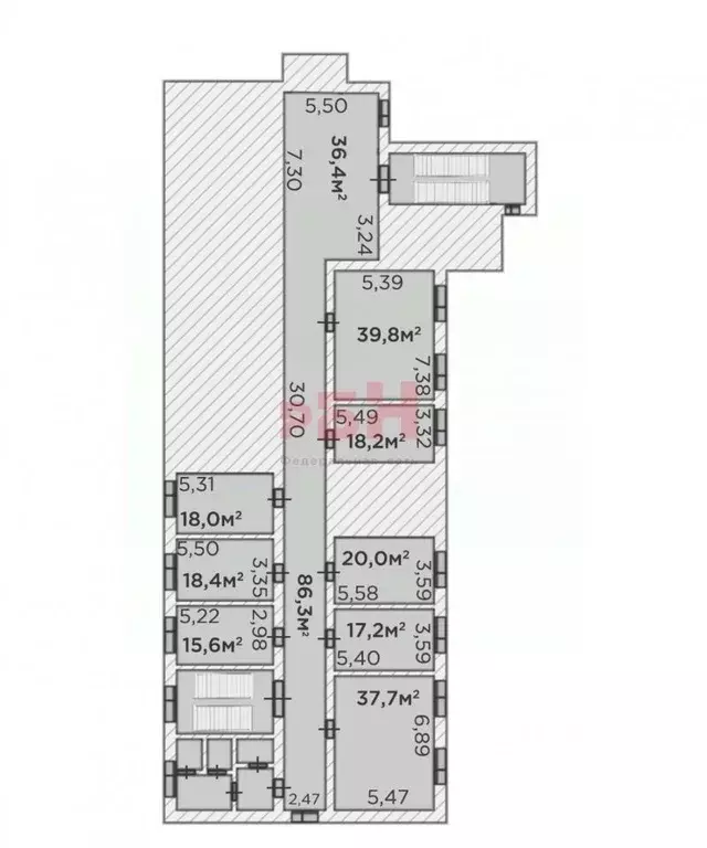 Офис в Тюменская область, Тюмень ул. Республики, 211А (18 м) - Фото 2