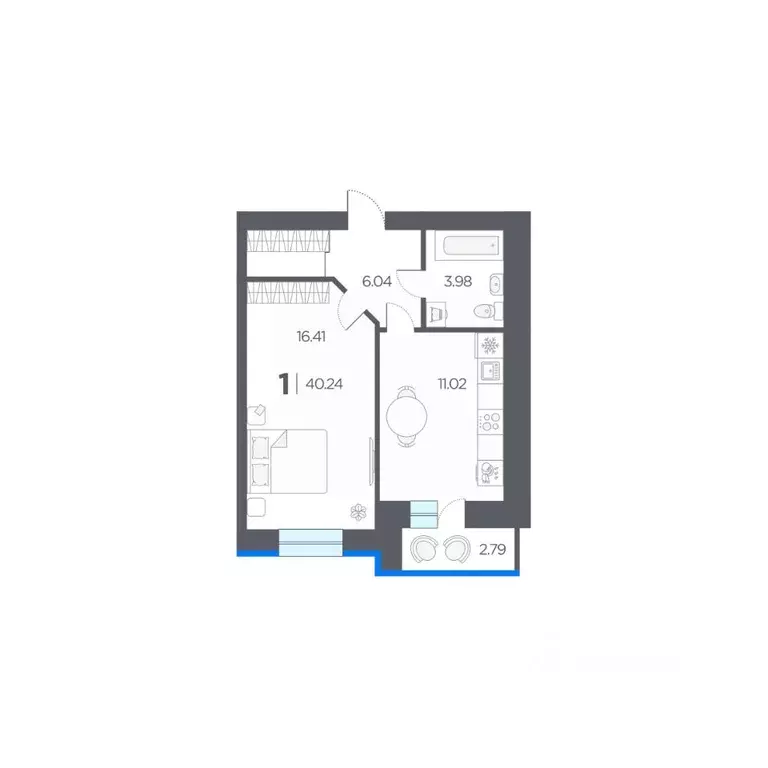 1-к кв. Рязанская область, Рязанский район, Дядьковское с/пос, с. ... - Фото 1