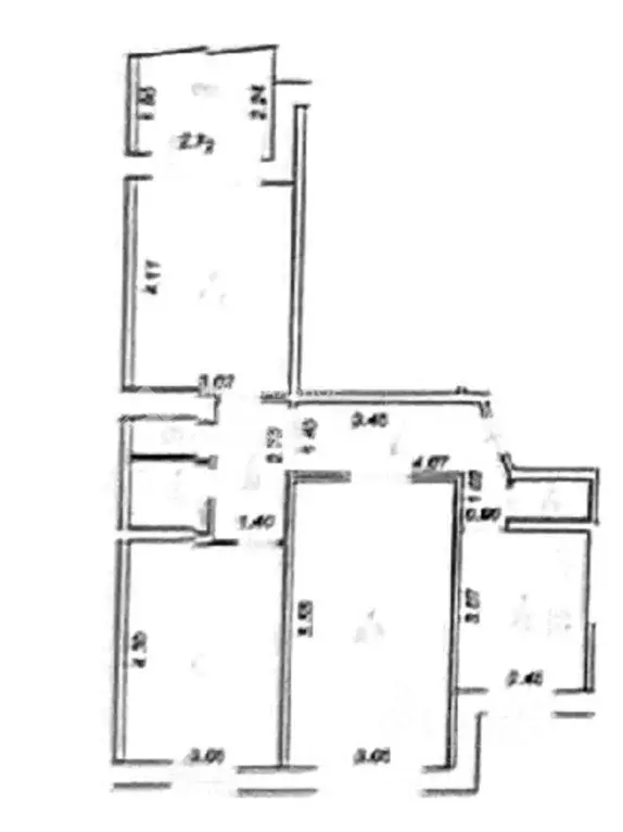 3-к кв. Рязанская область, Рязань Касимовское ш., 56 (64.3 м) - Фото 2