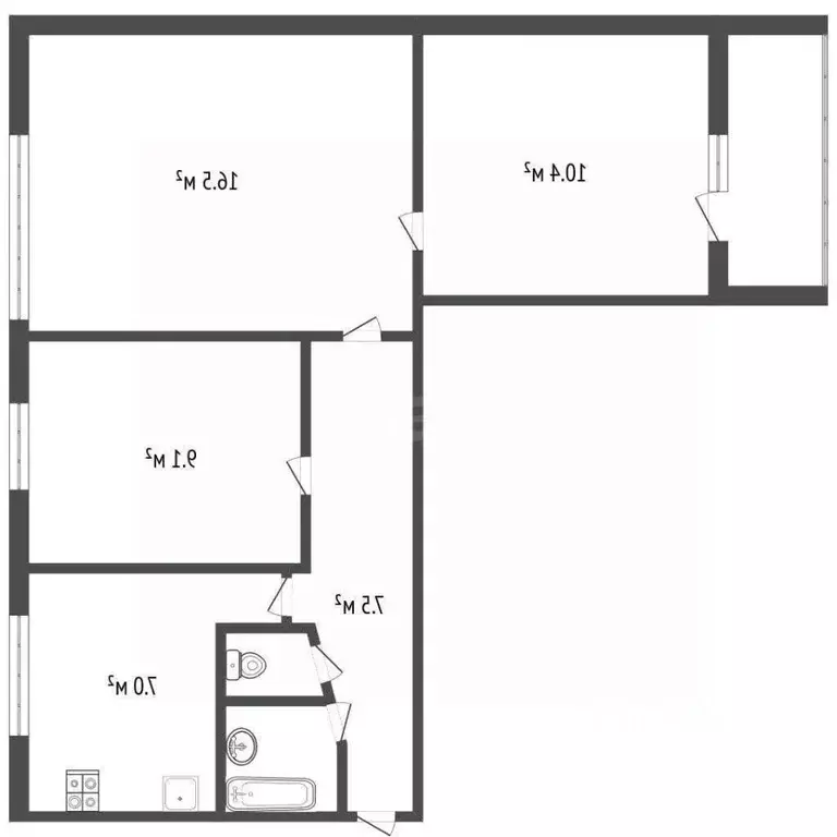 3-к кв. Удмуртия, Ижевск Клубная ул., 47 (54.0 м) - Фото 0