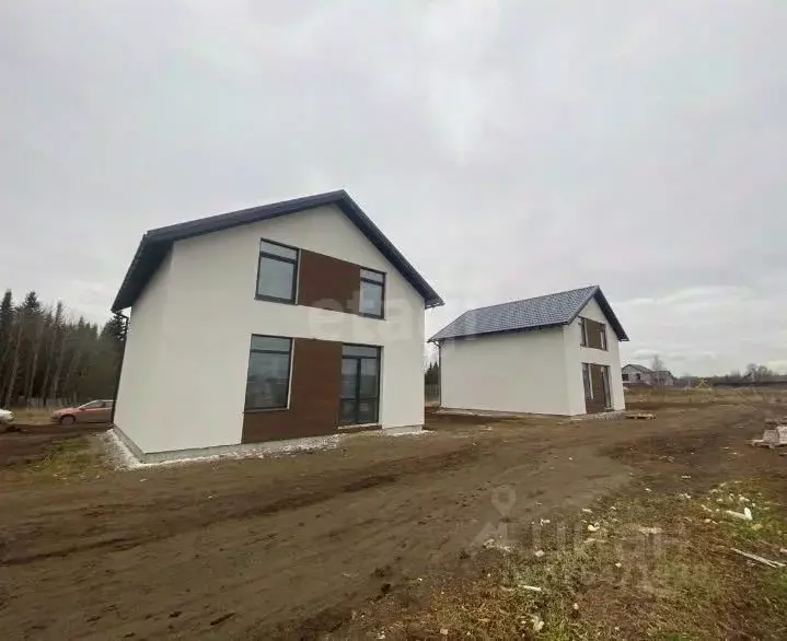 Дом в Пермский край, Пермский муниципальный округ, д. Бахаревка ул. ... - Фото 1