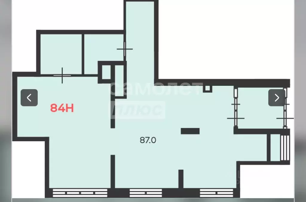Помещение свободного назначения в Москва Кусковская ул., 21К1 (87 м) - Фото 2