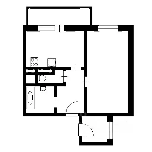 1-к кв. Ленинградская область, Кудрово г. Всеволожский район, ... - Фото 2