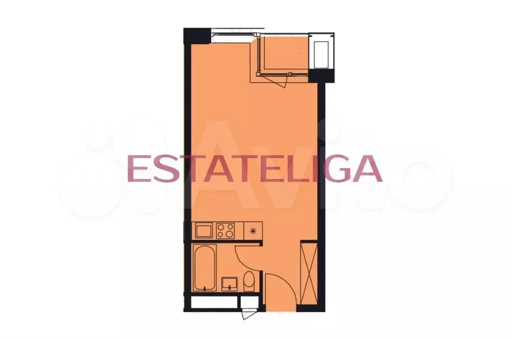 Квартира-студия, 30 м, 14/17 эт. - Фото 0