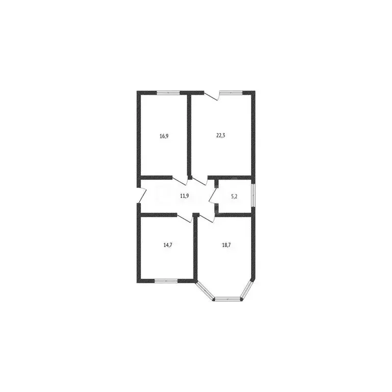 Дом в Южный, улица имени Цезаря Куникова, 10 (93.5 м) - Фото 1