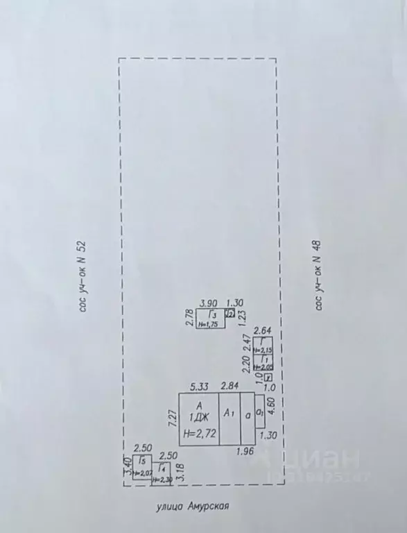 Участок в Кемеровская область, Новокузнецк Амурская ул., 50 (13.0 ... - Фото 1