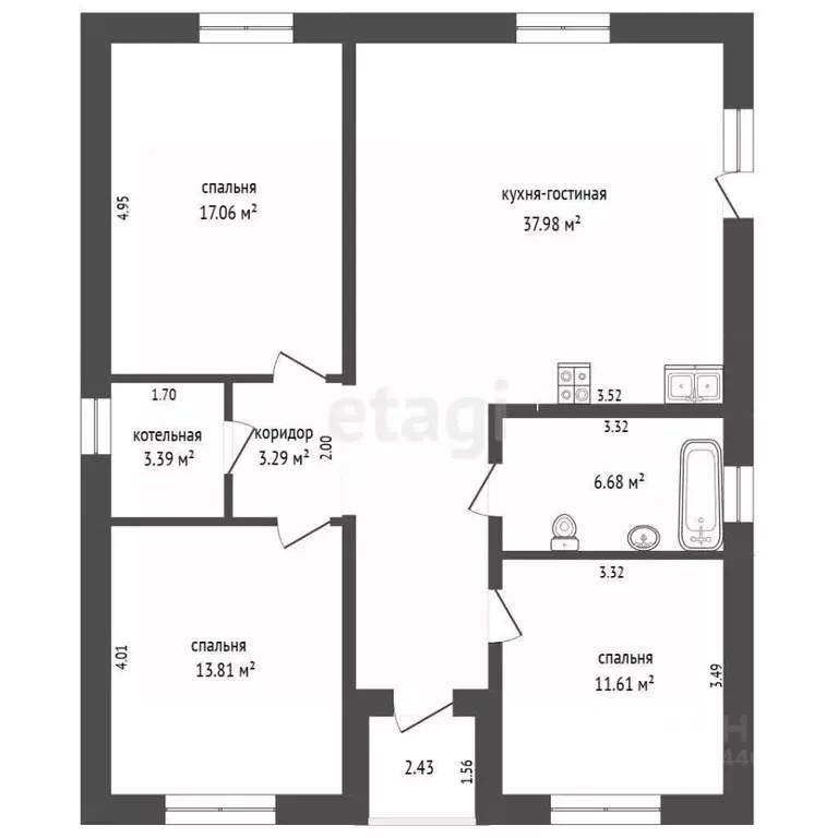 Дом в Тюменская область, Тюмень Царево садовое товарищество, ул. ... - Фото 1
