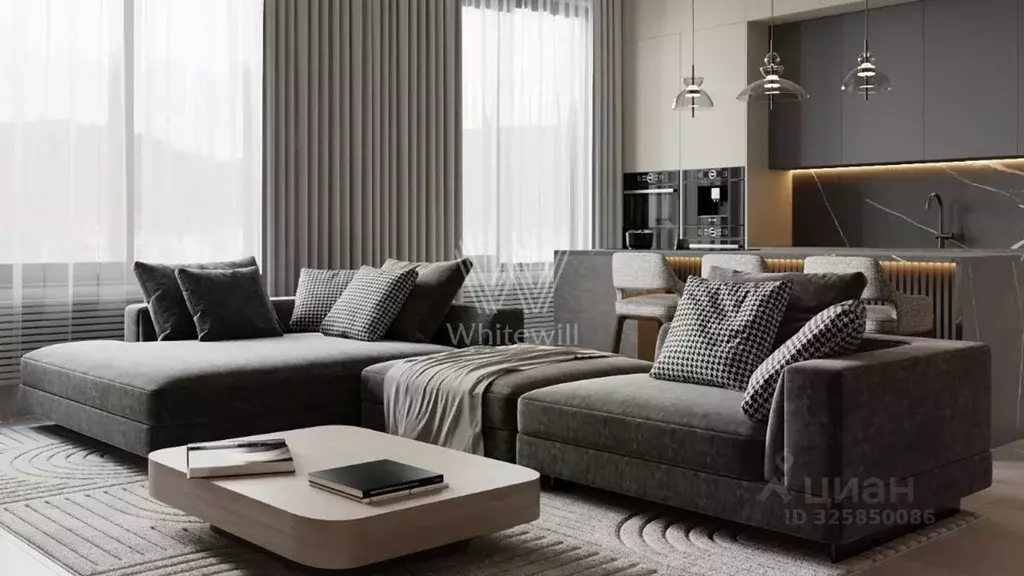 3-к кв. Москва Шелепихинская наб., 34к1 (140.0 м) - Фото 1