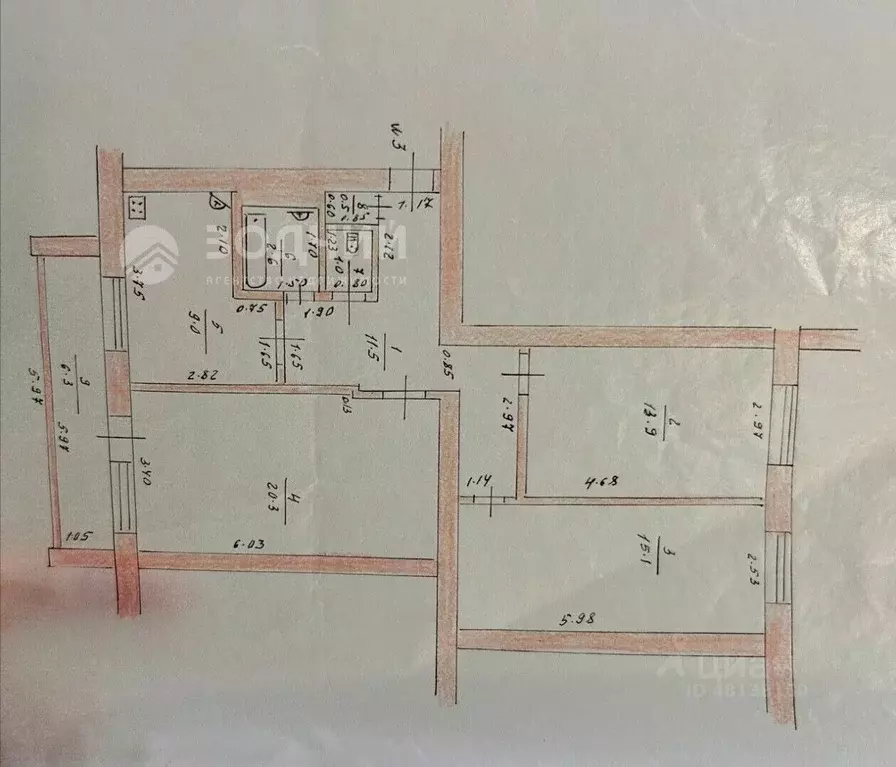 3-к кв. Чувашия, Мариинский Посад ул. Лескова, 3 (80.2 м) - Фото 2