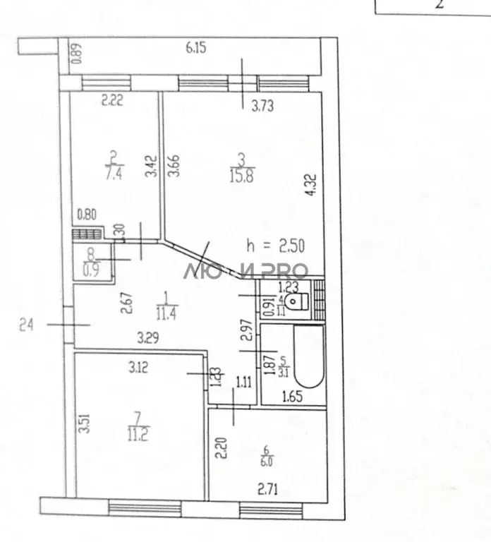 3-к кв. Алтайский край, Алейск Ульяновский пер., 104 (56.7 м) - Фото 2