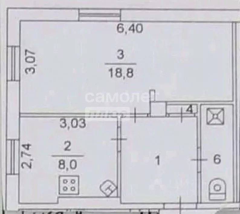 2-к кв. Челябинская область, Челябинск ул. Котина, 31 (49.0 м) - Фото 2