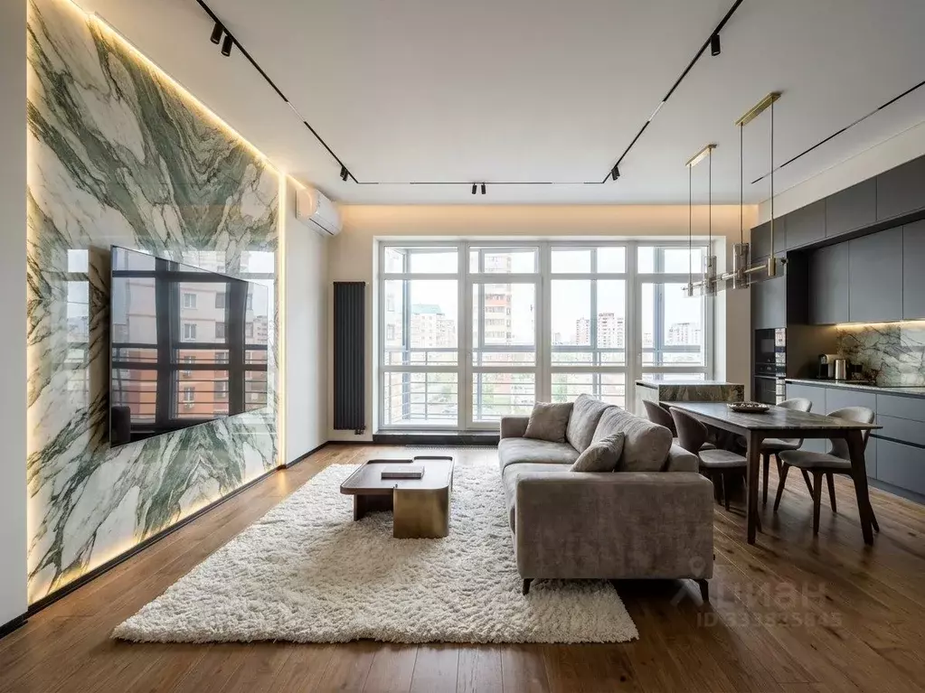 3-к кв. Татарстан, Казань ул. Абубекира Терегулова, 10А (84.0 м) - Фото 1