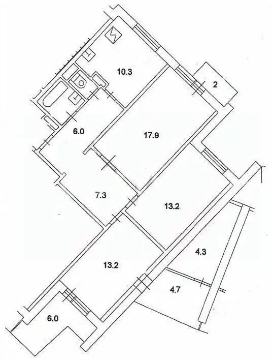 3-к кв. Москва Боровское ш., 25 (73.0 м) - Фото 1