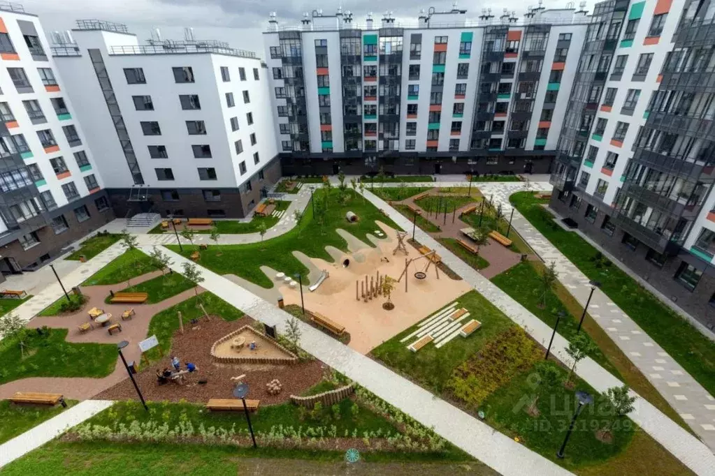 Студия Санкт-Петербург наб. Реки Каменки, 3к3 (29.0 м) - Фото 1