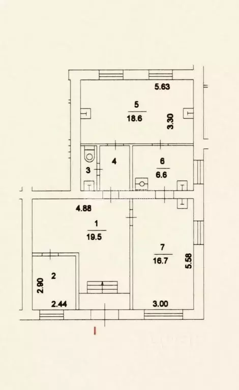 Офис в Москва Кутузовский просп., 76 (73 м) - Фото 2
