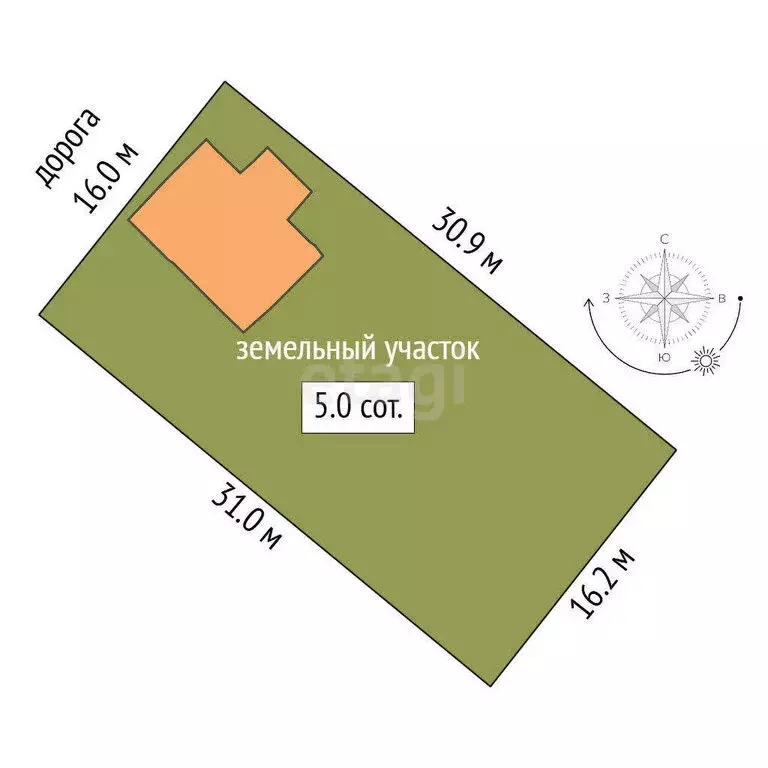 Участок в Ярославль, садовое товарищество Маслопром (5.6 м) - Фото 1
