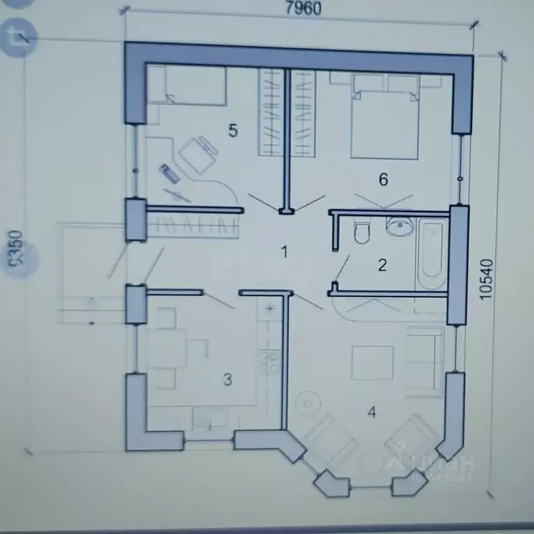 Дом в Смоленская область, Сафоново Парковая ул., 11 (83 м) - Фото 2